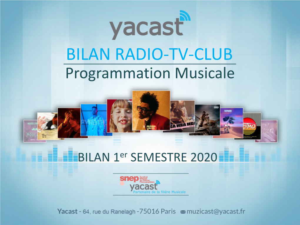 BILAN 1Er SEMESTRE 2020