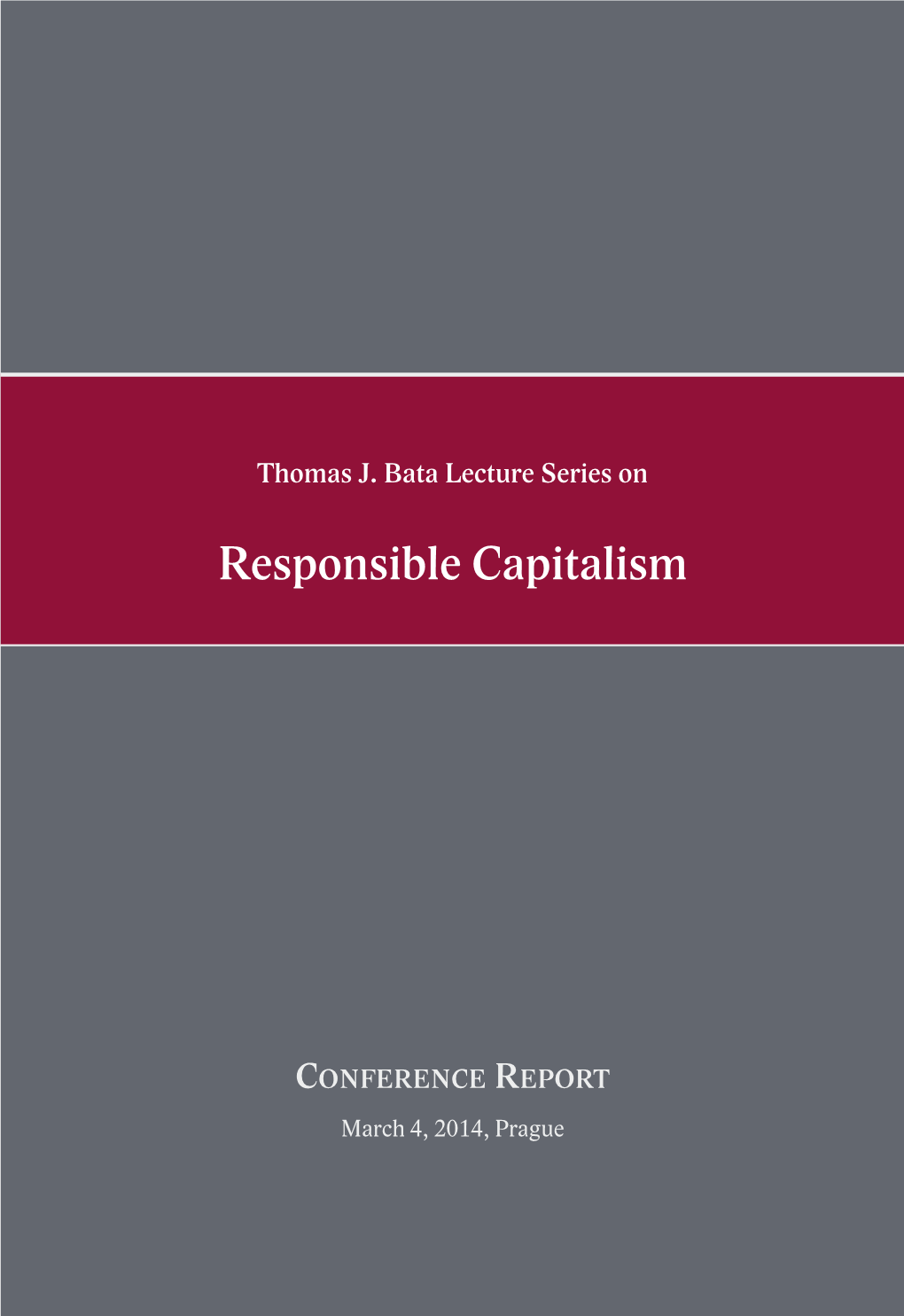 Responsible Capitalism