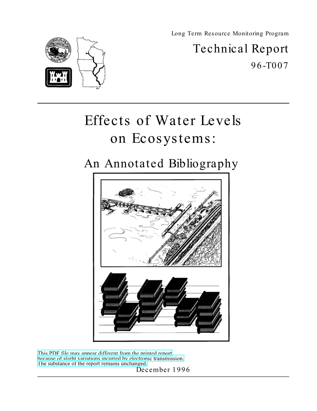 Effects of Water Levels on Ecosystems: an Annotated Bibliography