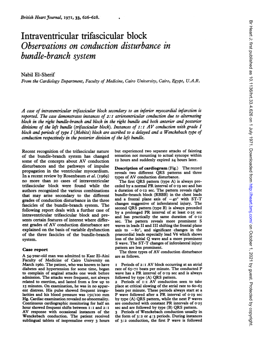 Intraventricular Trifascicular Block Bundle-Branch System