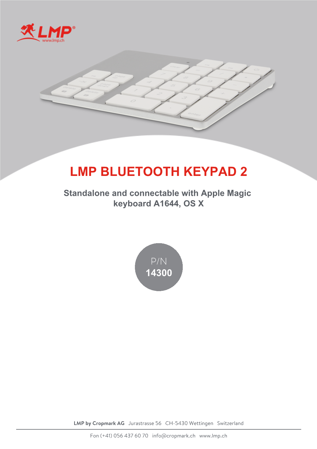 LMP Bluetooth Keypad 2 | LMP Adapter