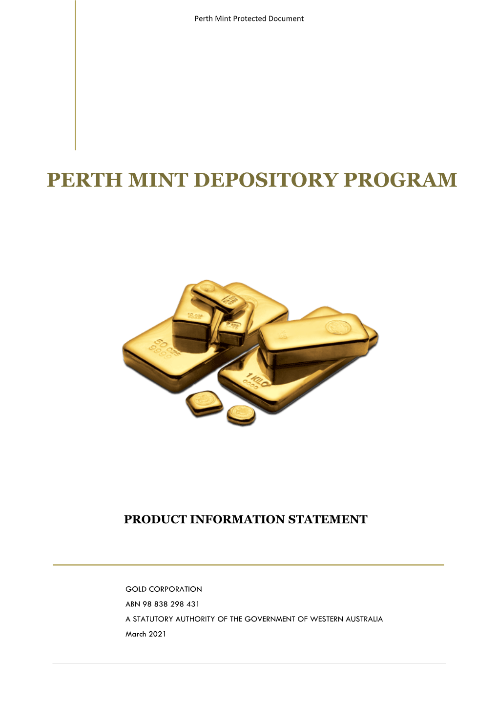 Perth Mint Depository Program