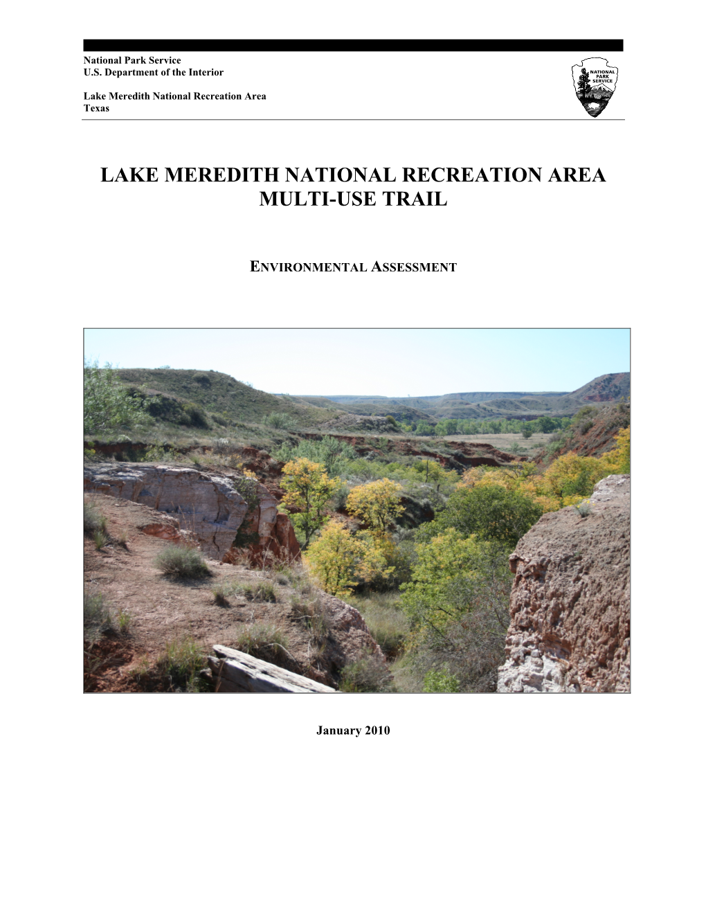 Lake Meredith National Recreation Area Multi-Use Trail