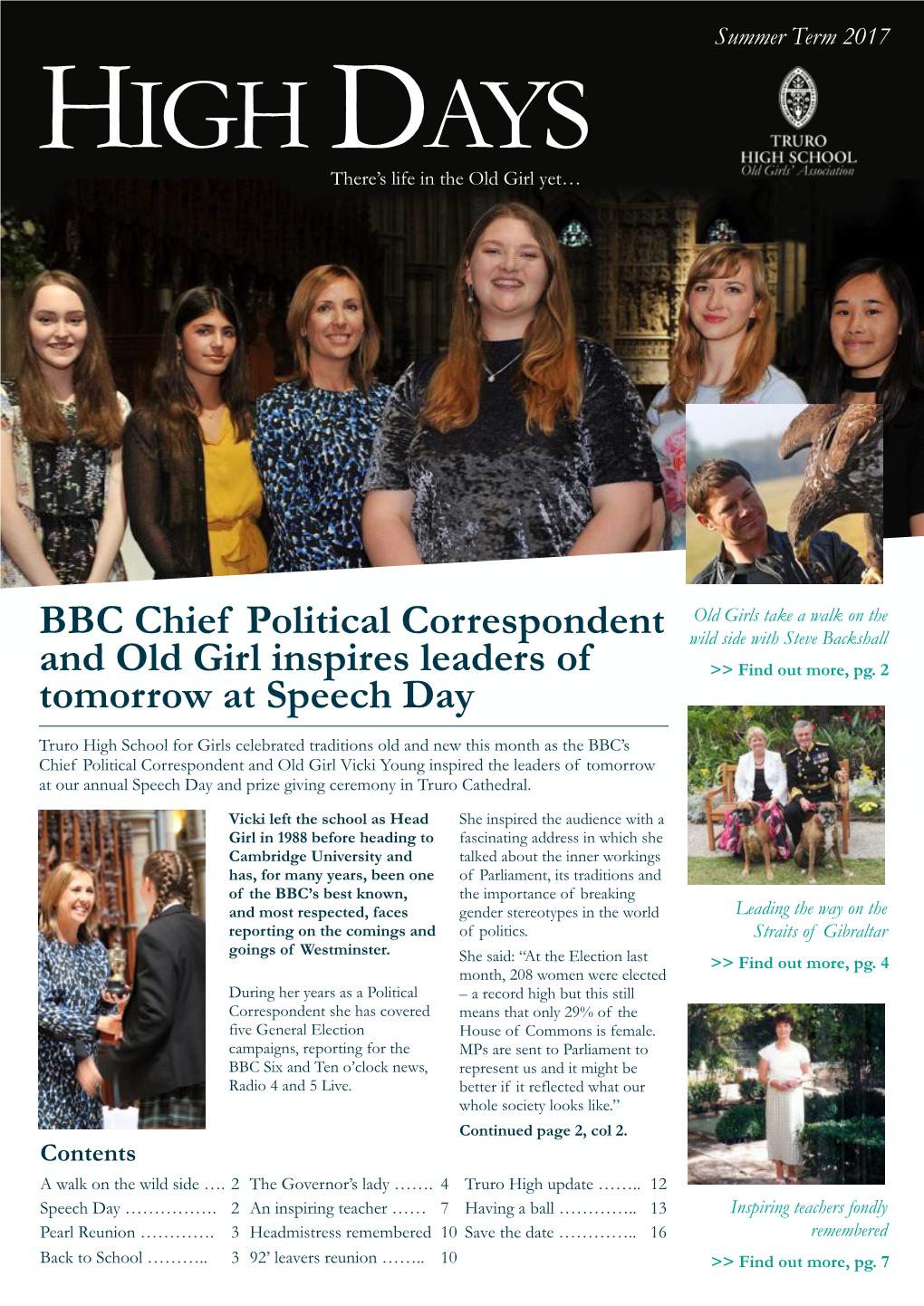 BBC Chief Political Correspondent and Old Girl Inspires Leaders Of