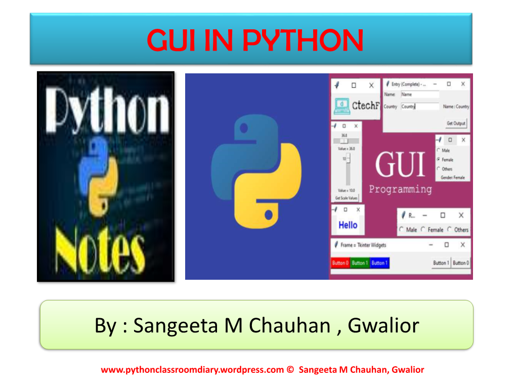 Gui in Python