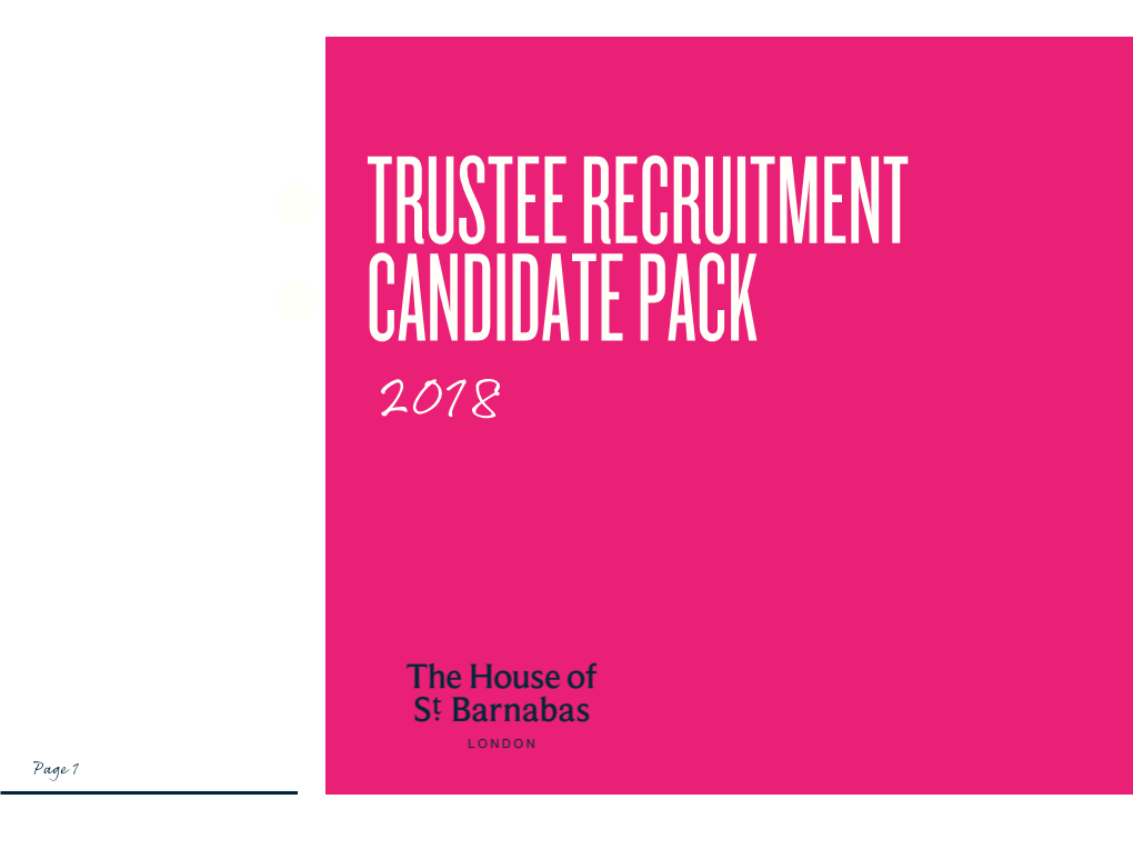 Trustee Recruitment Candidate Pack FINAL