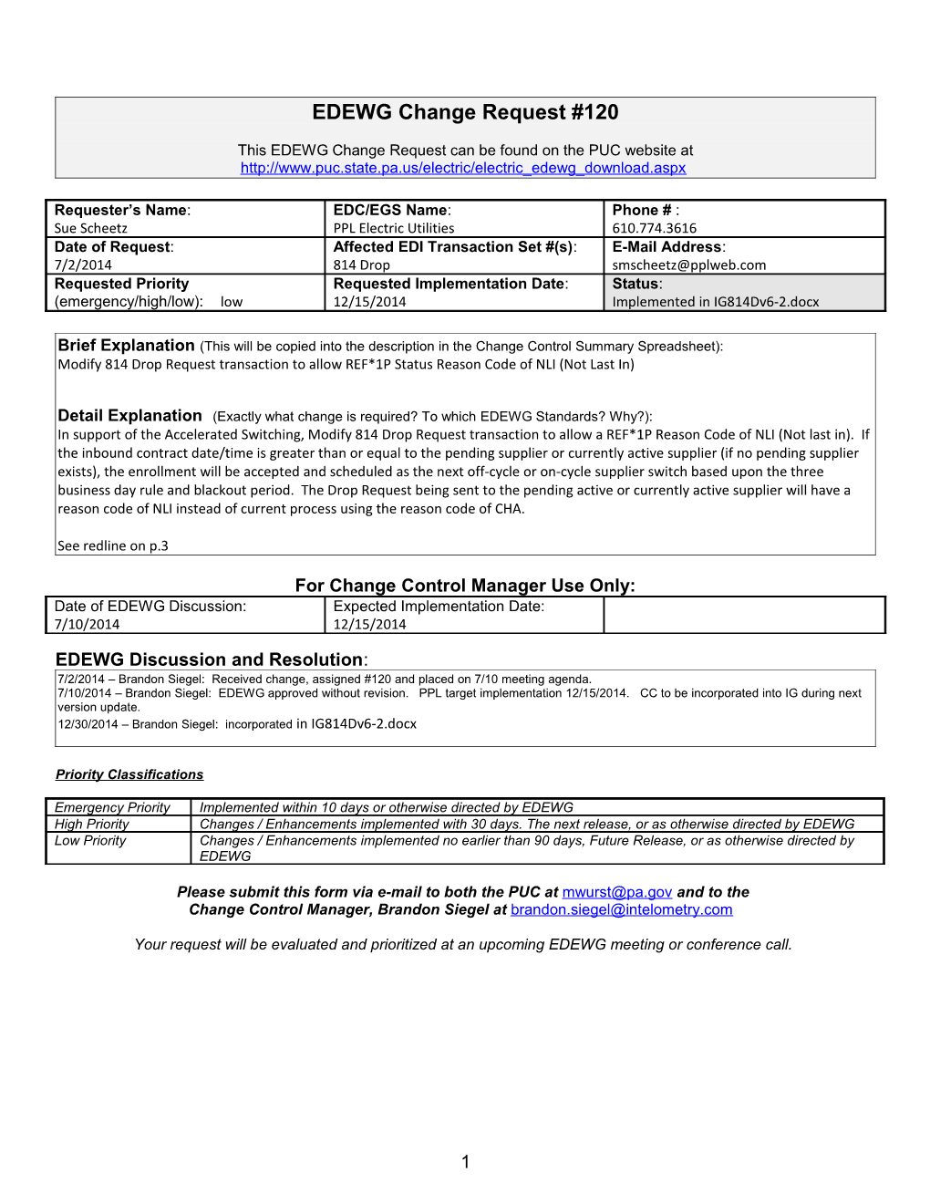 EDEWG Standards Change Request s4