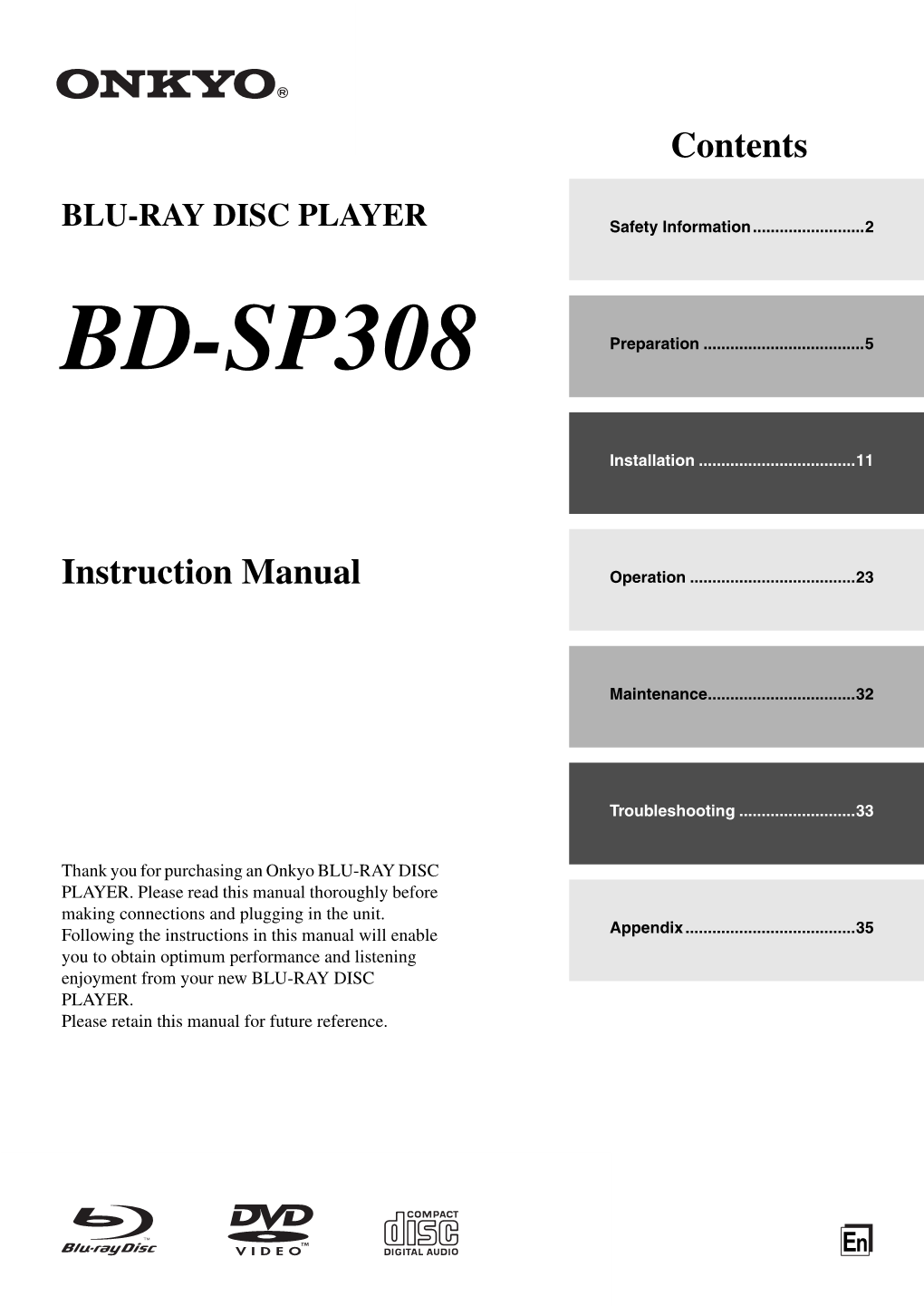 BD-SP308 Preparation