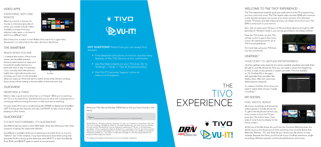 Tivo Experience