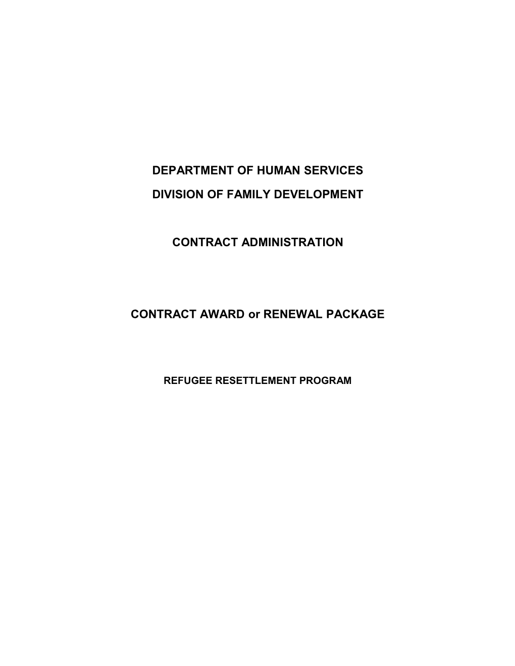 Department of Human Services s1