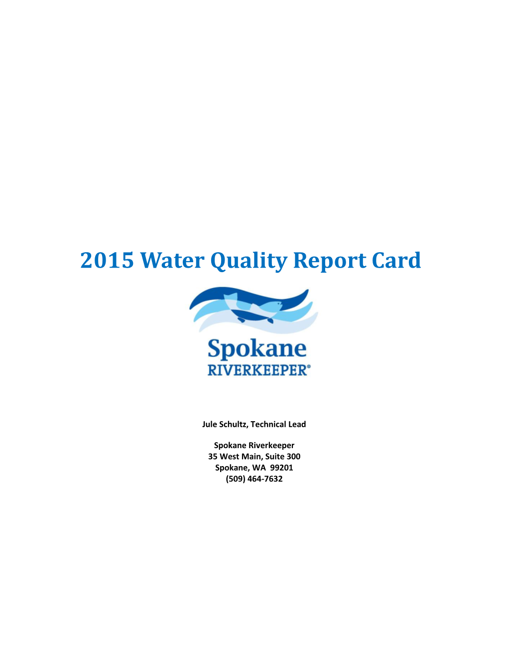 2015 Water Quality Report Card