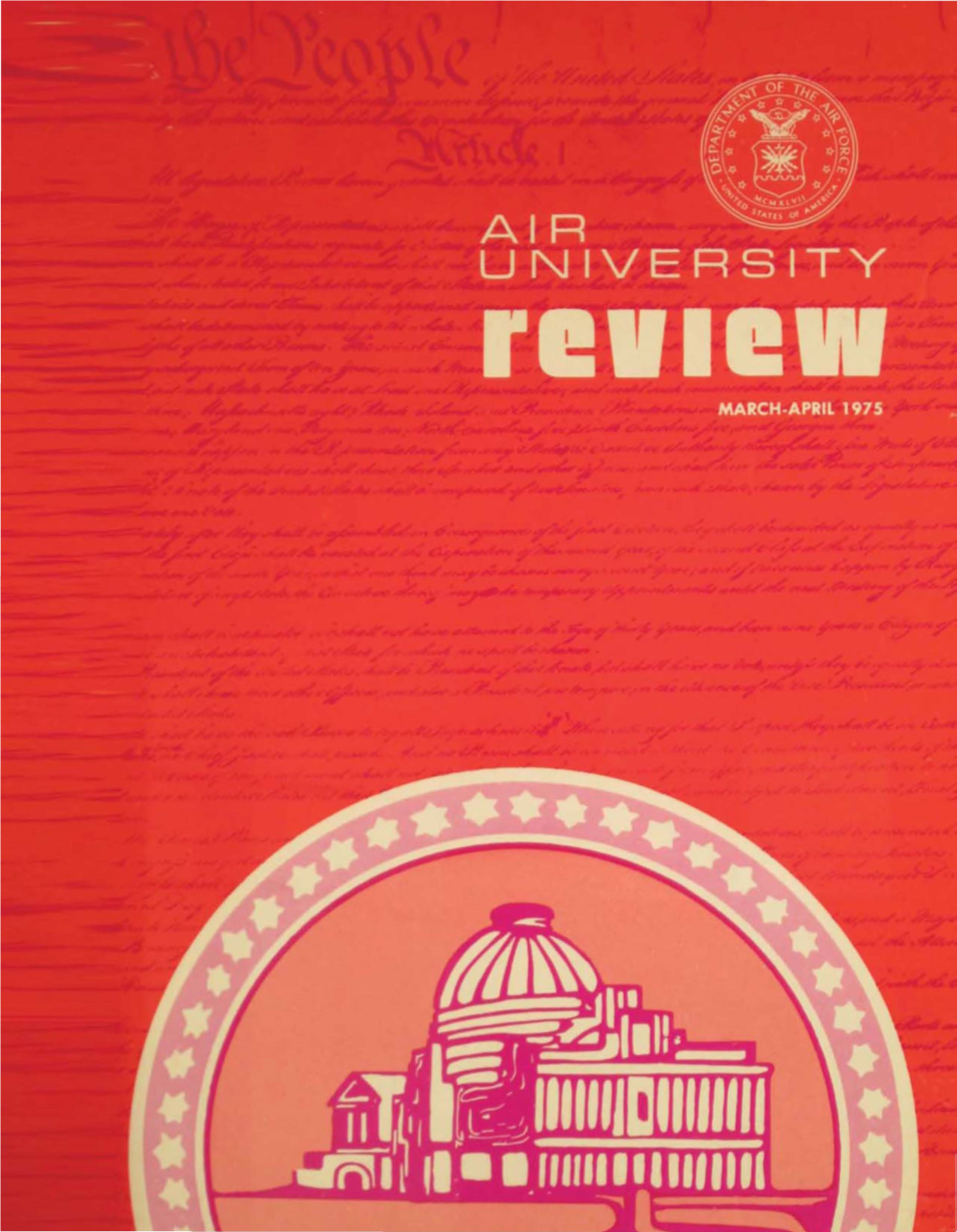 Air University Review: March-April 1975, Volume XXVI, No. 3