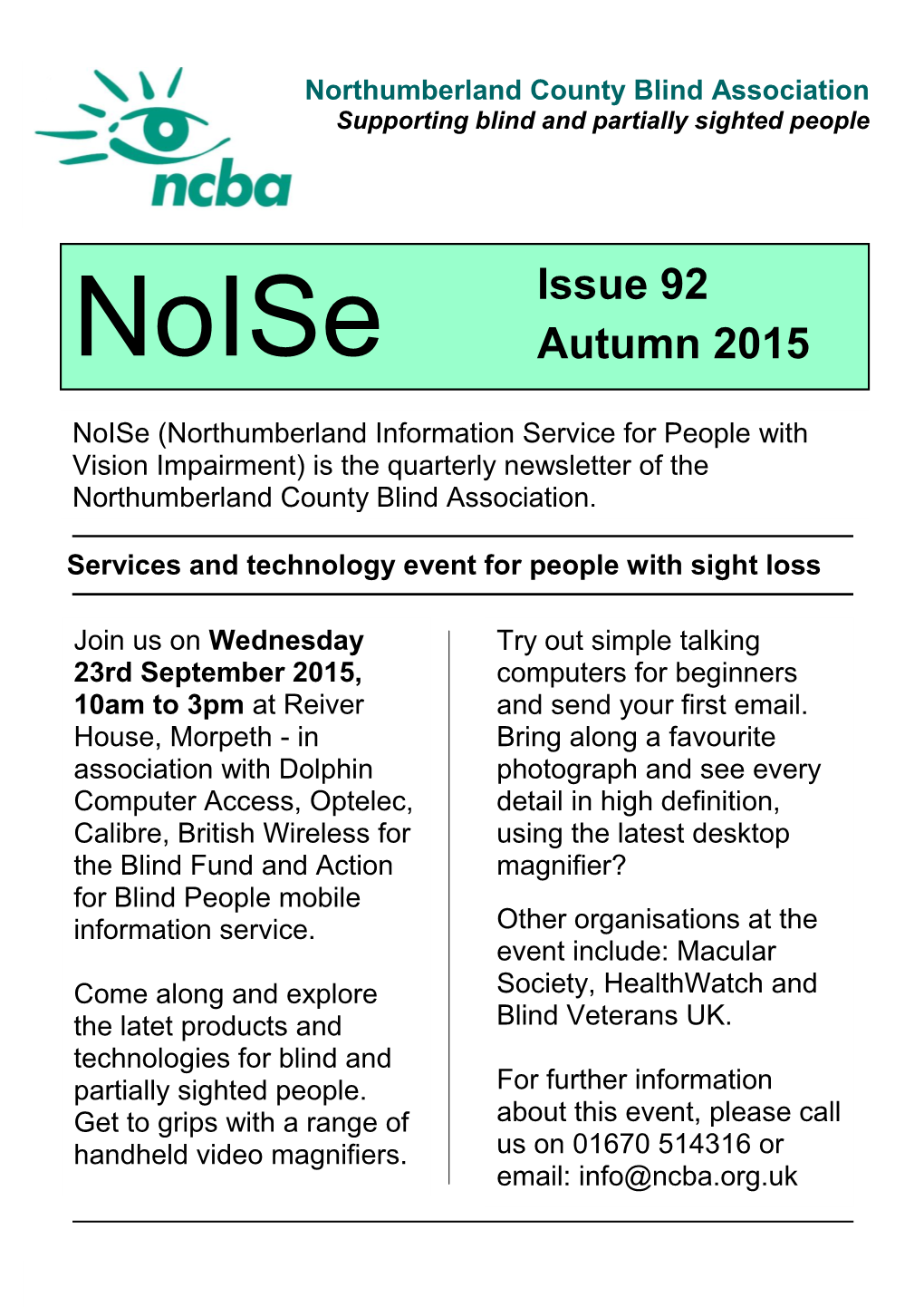 Issue 92 Autumn 2015