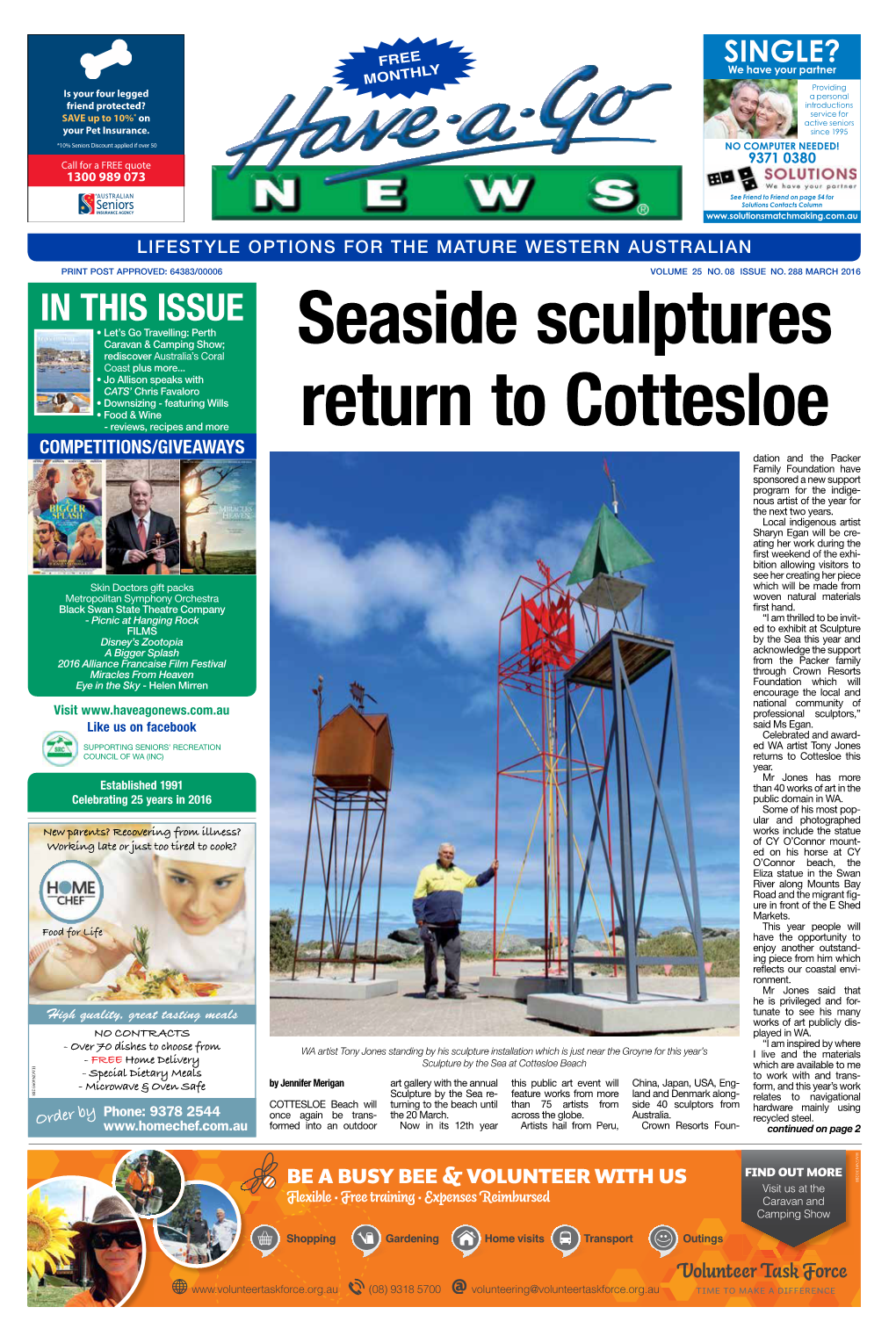Seaside Sculptures Return to Cottesloe