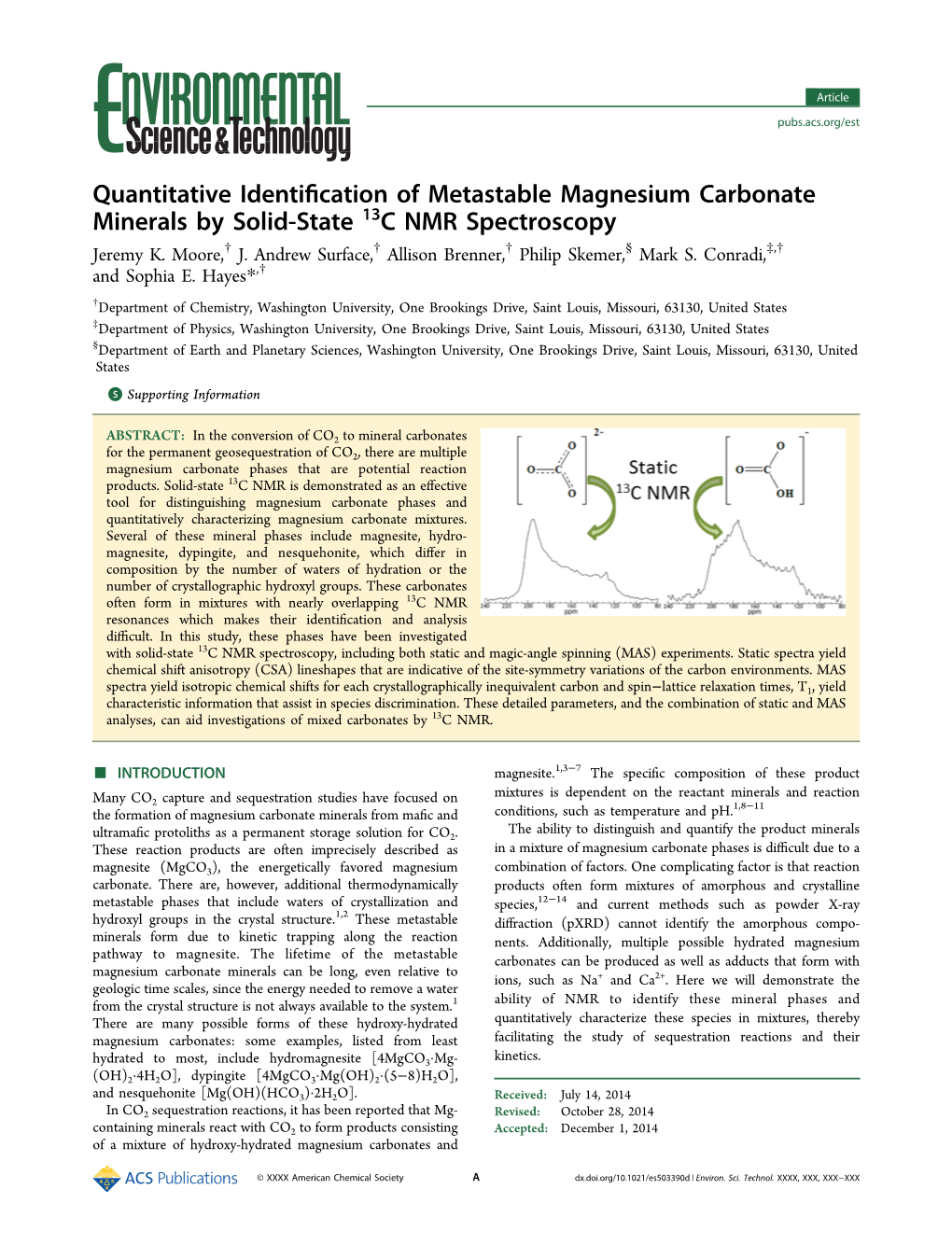 Quantitative Identification of Metastable Magnesium Carbonate