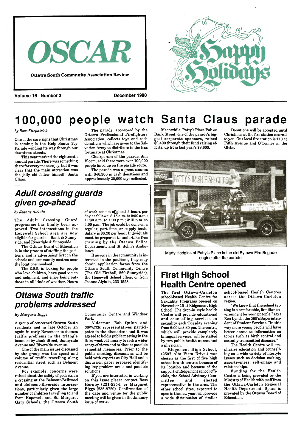 100,000 People Watch Santa Claus Parade