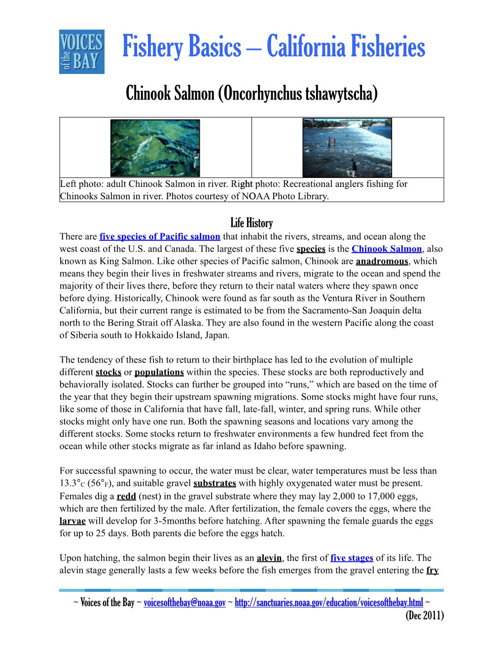 Fishery Basics – California Fisheries