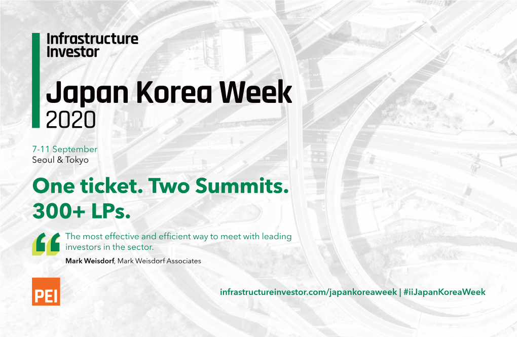 Japan Korea Week 2020 7-11 September Seoul & Tokyo One Ticket