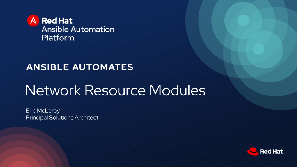 Network Resource Modules