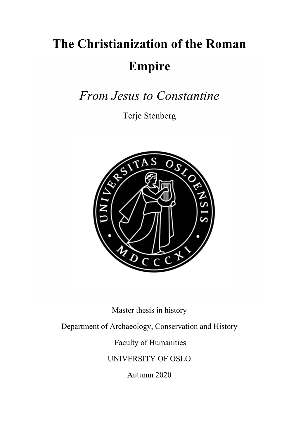 The Christianization of the Roman Empire 2