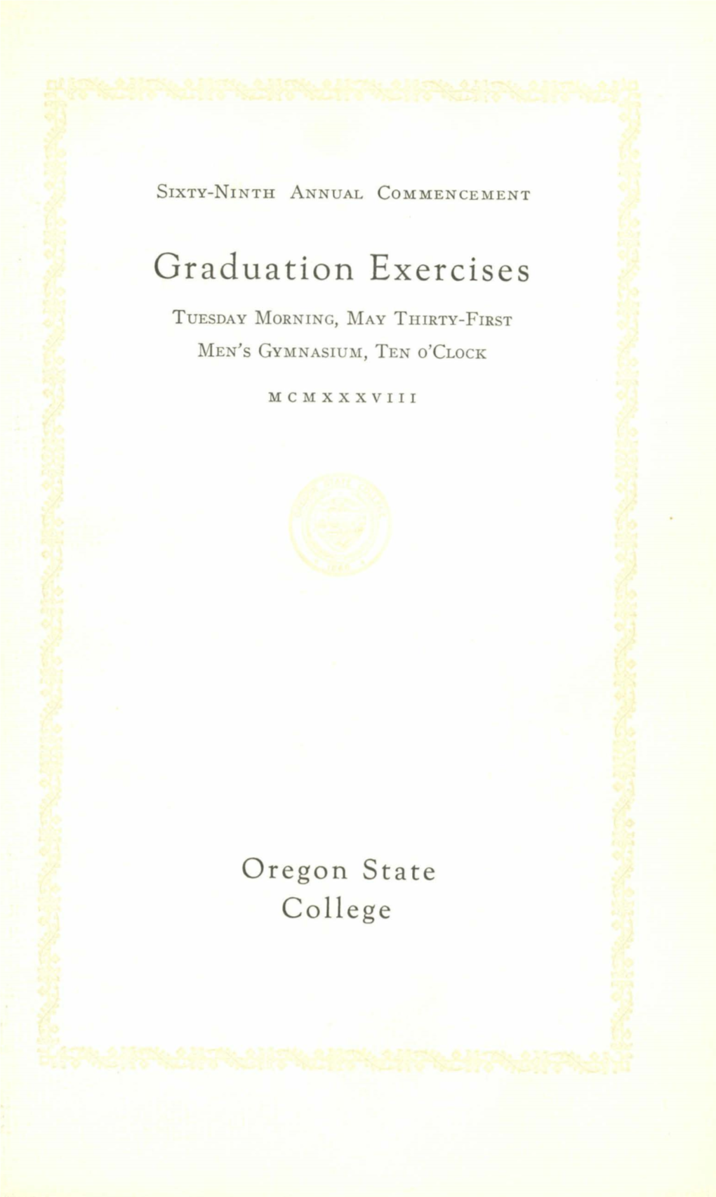 Graduation Exercises