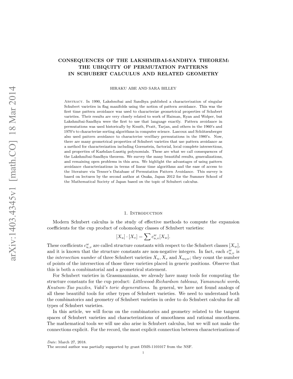 Consequences of the Lakshmibai-Sandhya Theorem: The