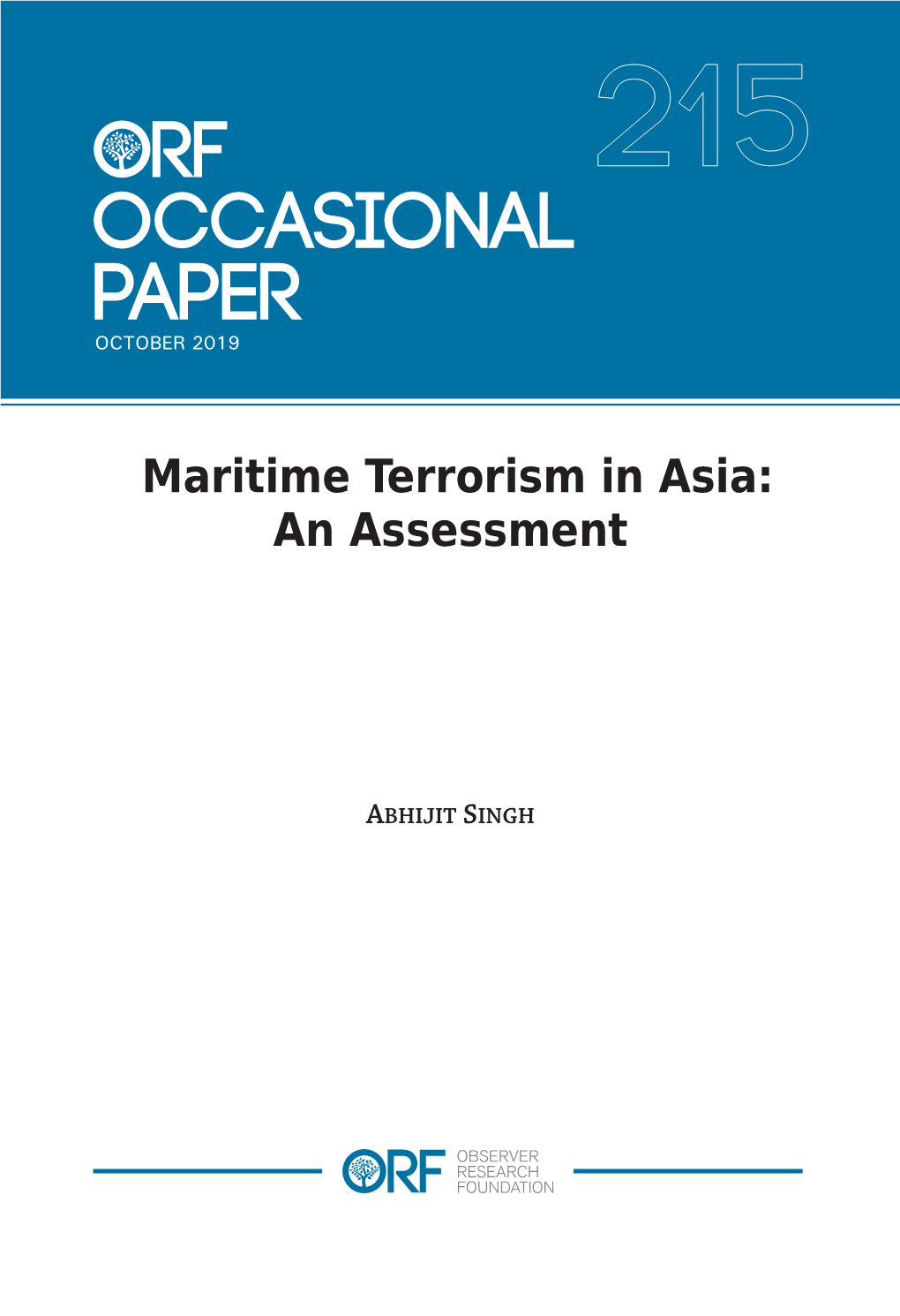 Maritime Terrorism,Piracy