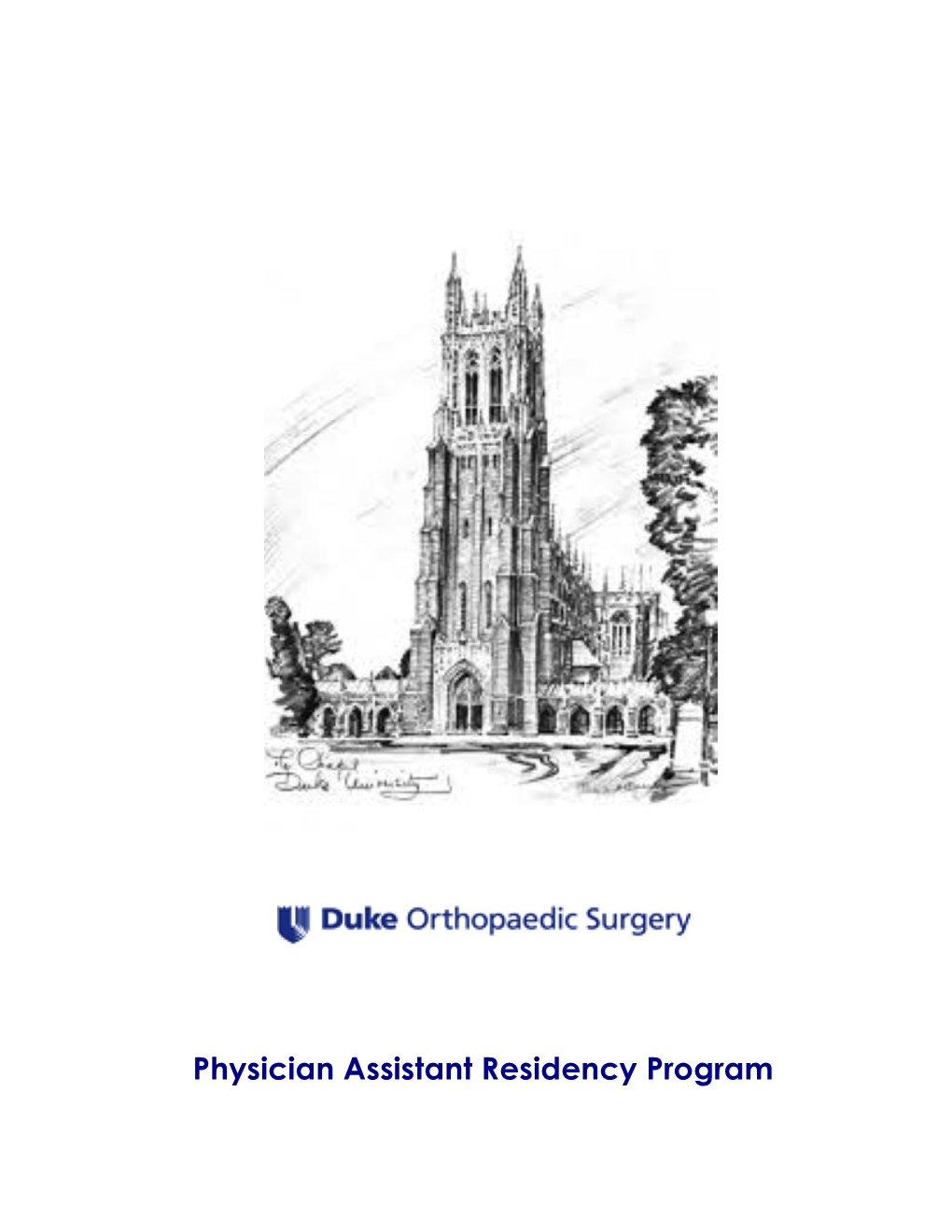 Physician Assistant Residency Program