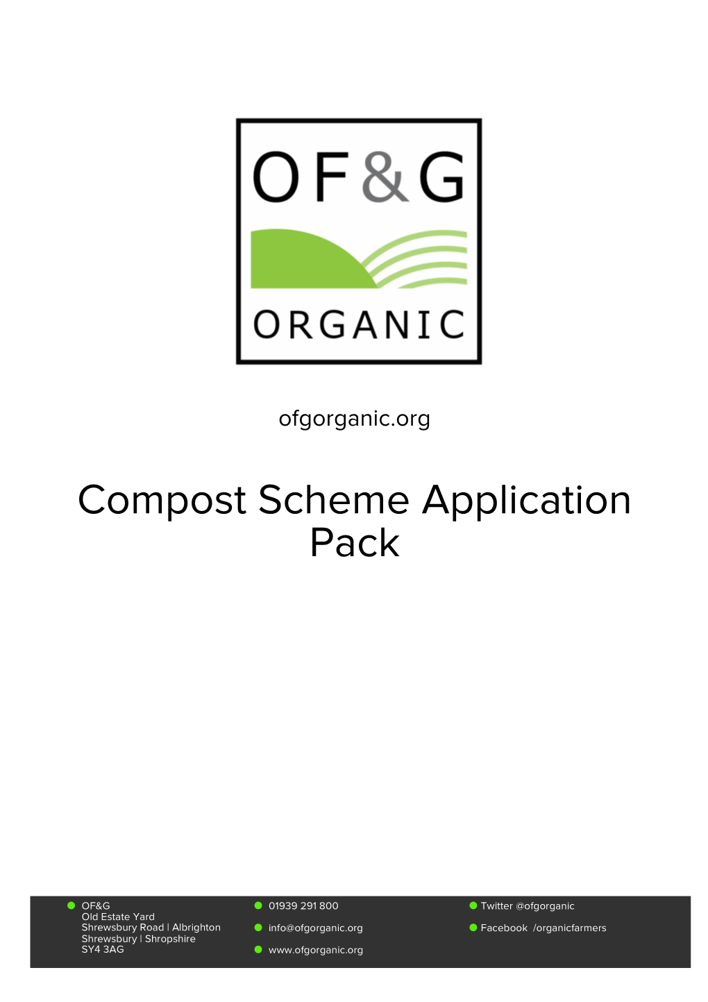 New Compost Scheme Application Pack