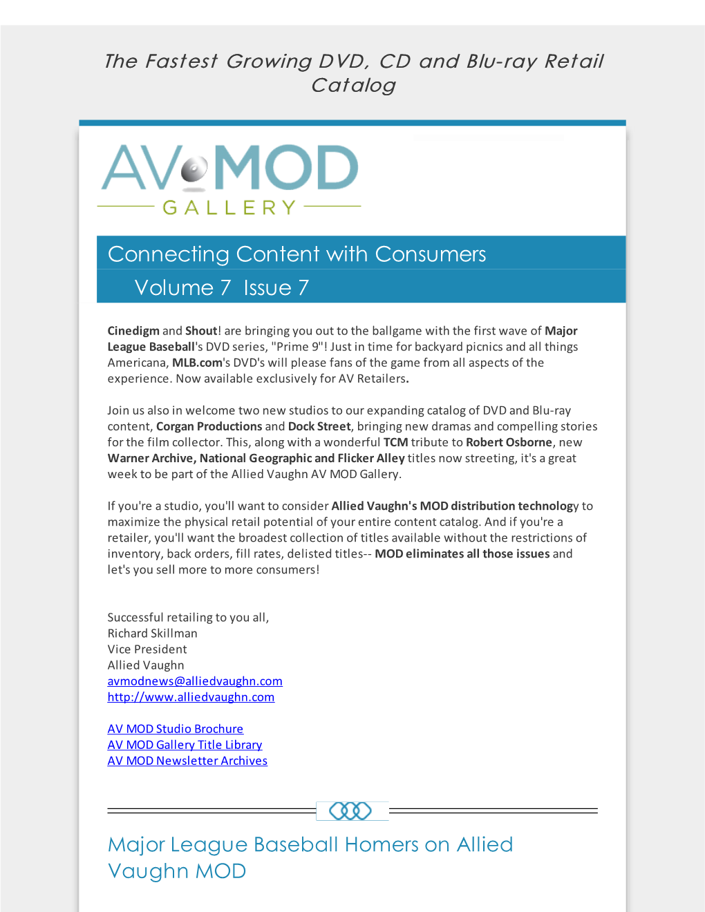 Connecting Content with Consumers Volume 7 Issue 7