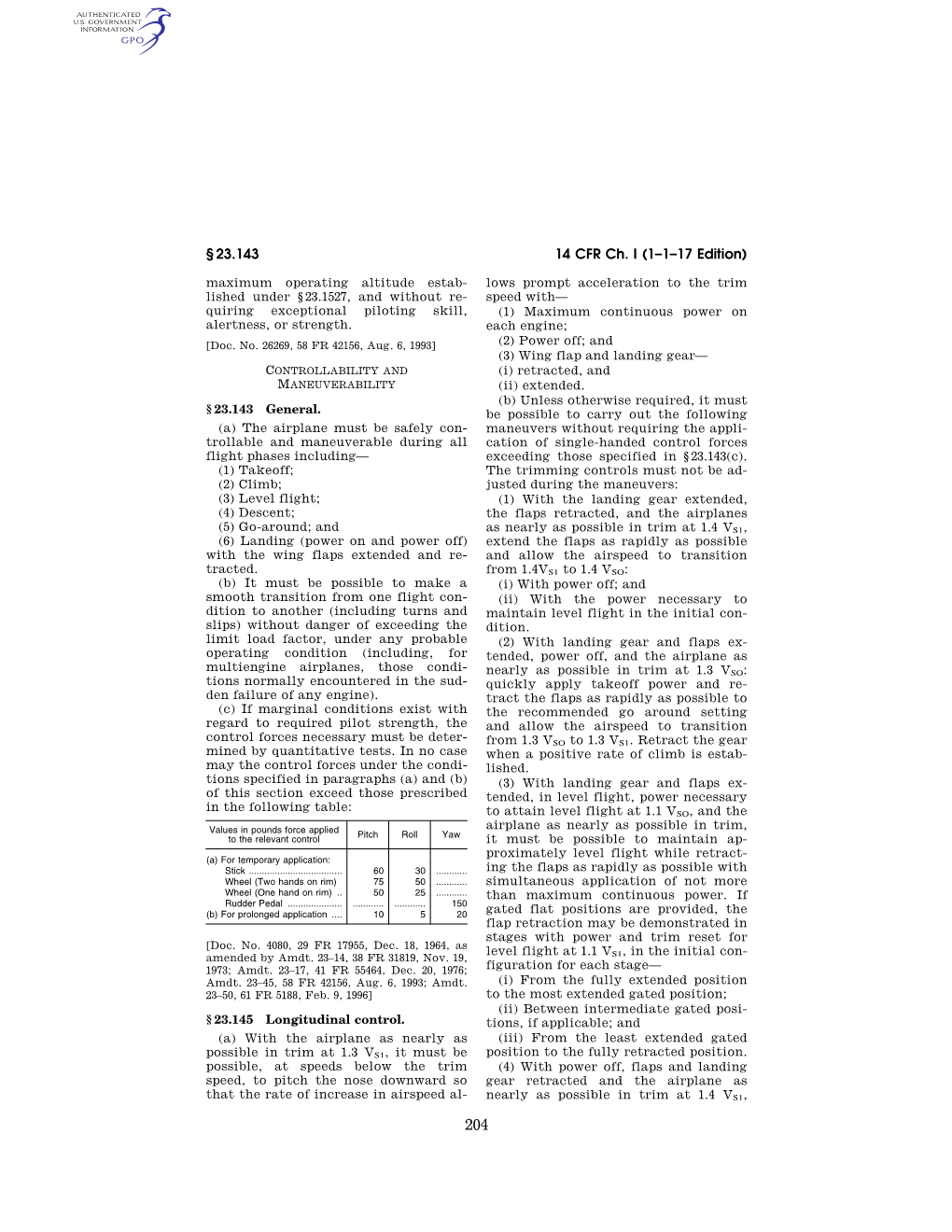 14 CFR Ch. I (1–1–17 Edition)