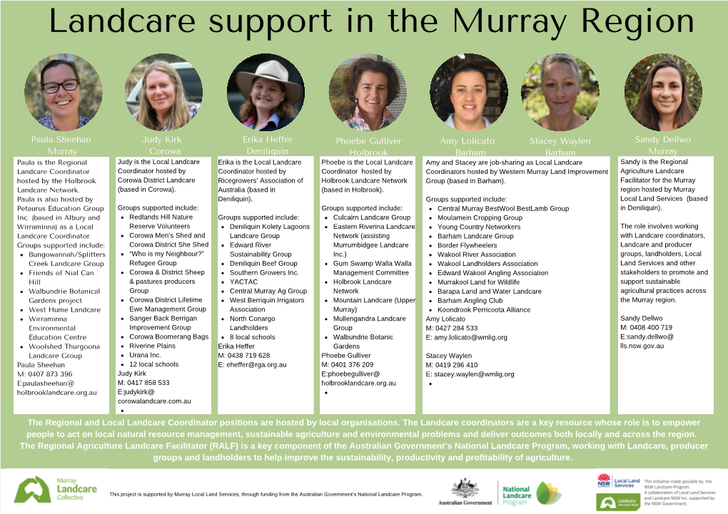 Landcare Support in the Murray Region