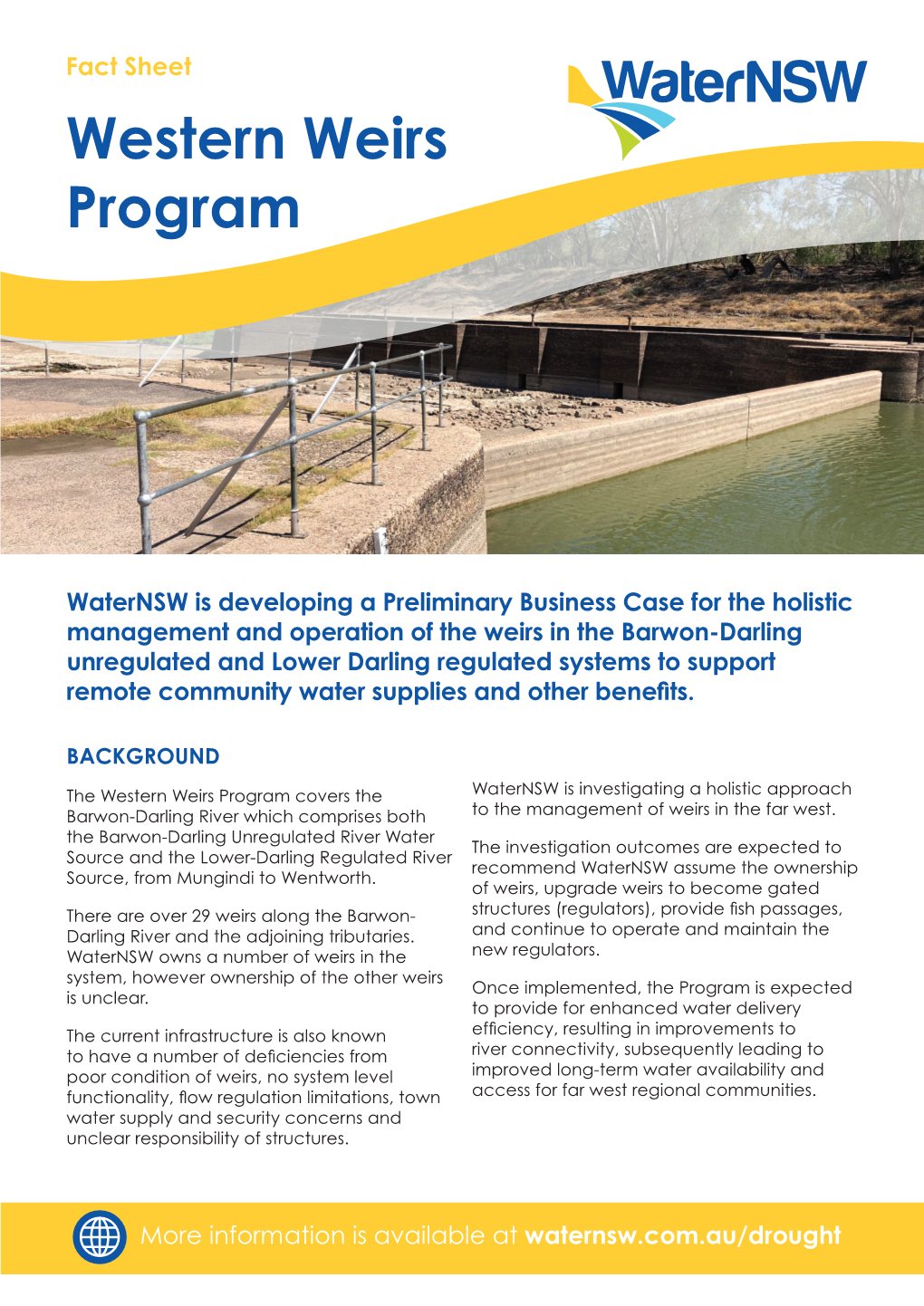 Western Weirs Program