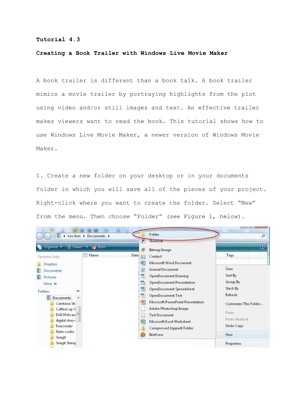 Creating a Book Trailer with Windows Live Movie Maker