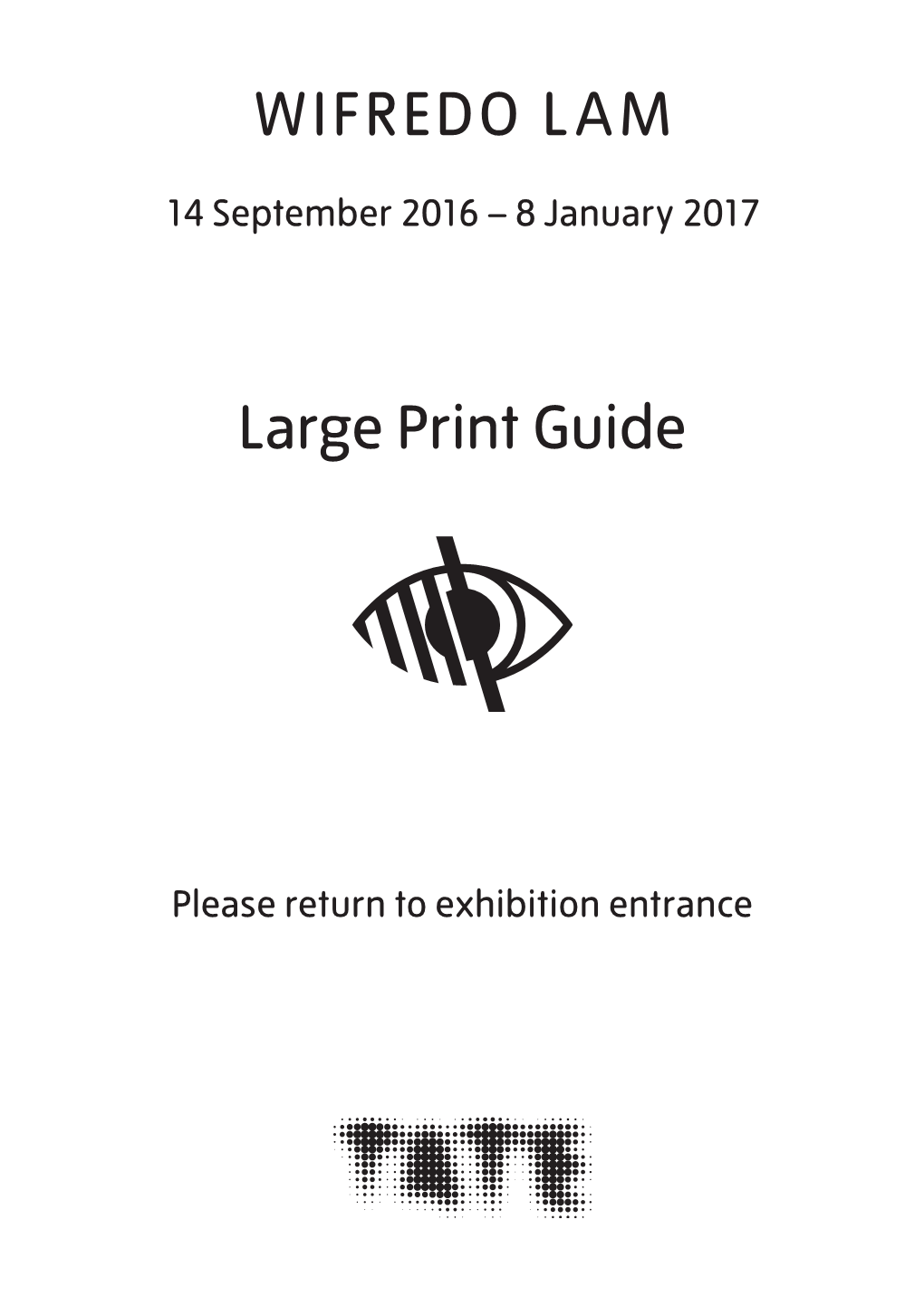 WIFREDO LAM Large Print Guide