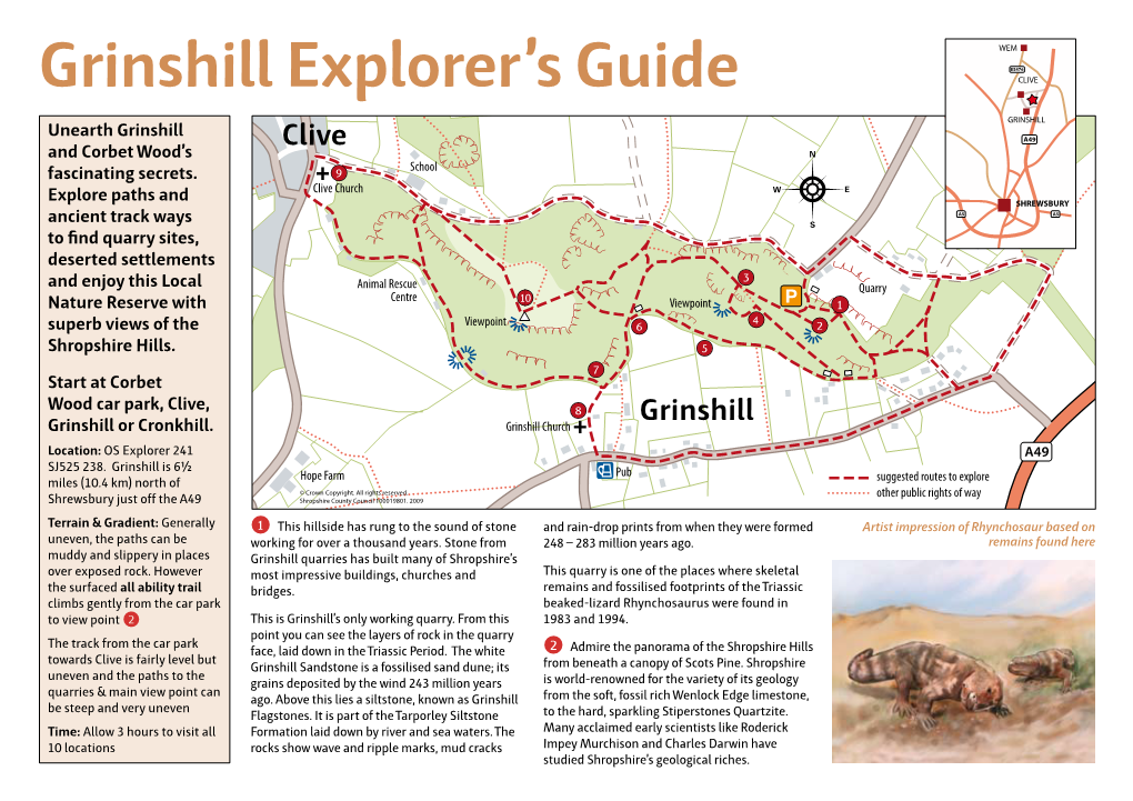 Grinshill Explorer's Guide
