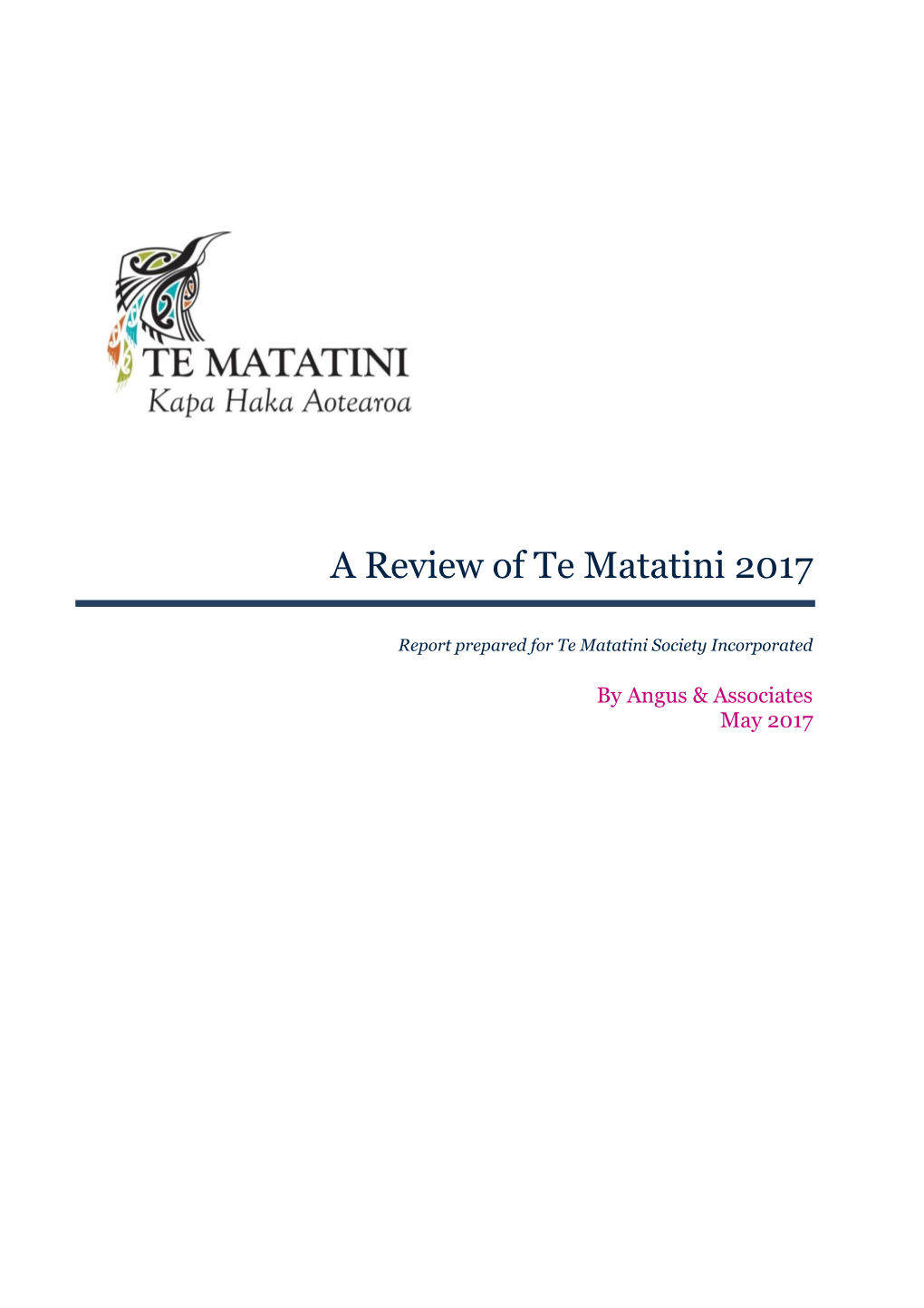 A Review of Te Matatini 2017