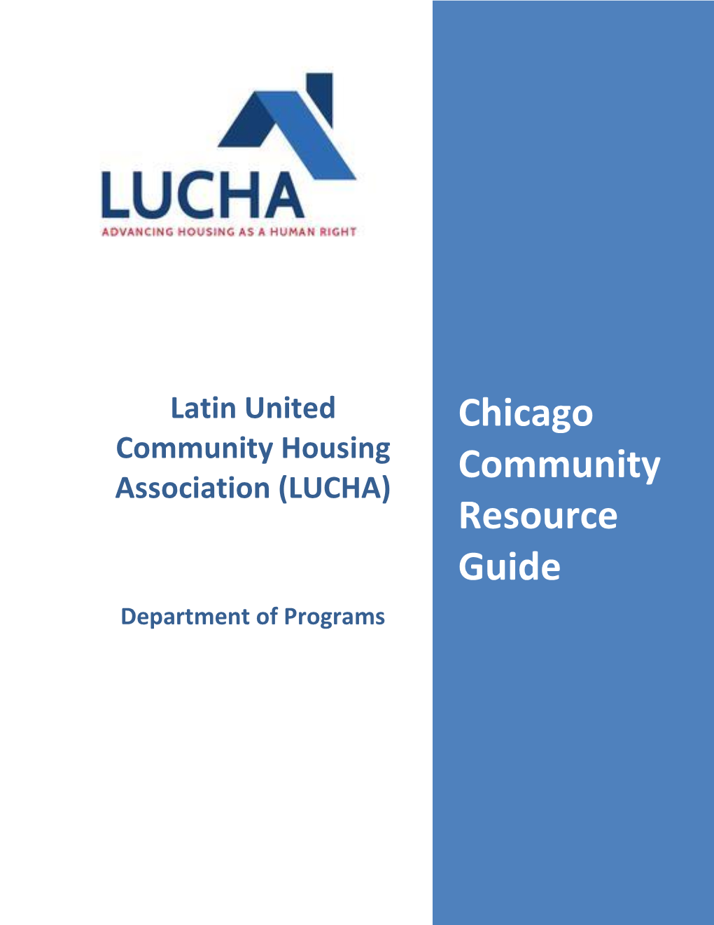 Chicago Community Resource Guide