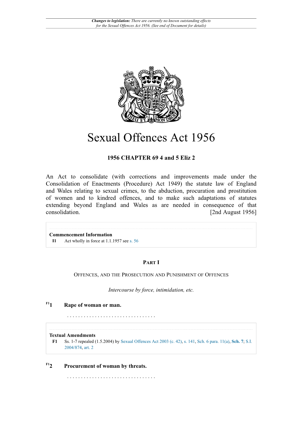 Sexual Offences Act 1956