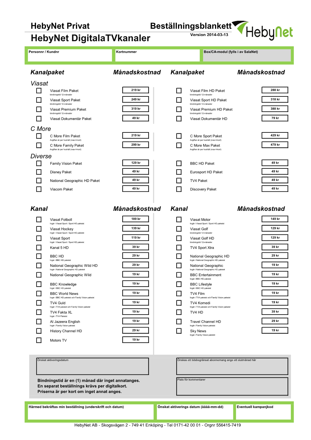 Hebynet Digitalatvkanaler Version 2014-03-13