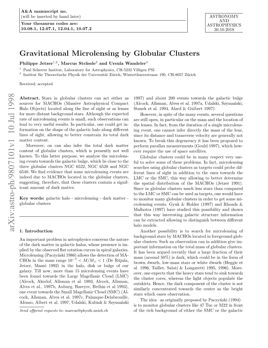 Gravitational Microlensing by Globular Clusters Bulge