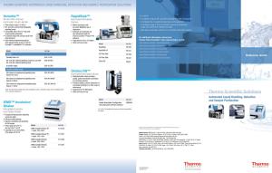 Thermo Scientific Solutions Automated Liquid Handling, Detection Model Cat