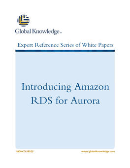 Introducing Amazon RDS for Aurora Chris Littlefield, AWS Certified Solutions Architect – Associate Level, AWS Certified Sysops Administrator – Associate Level