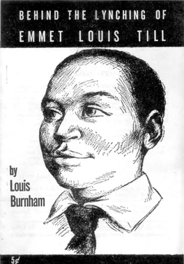 Behind the Lynching of Emmet Louis Till, December 1955