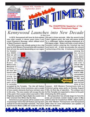 Kennywood Launches Into New Decade by Ryan Lucas in 2010, Kennywood Will Have Its First Entirely 50 Mph in Three Seconds