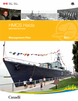 HMCS Haida National Historic Site of Canada Management Plan