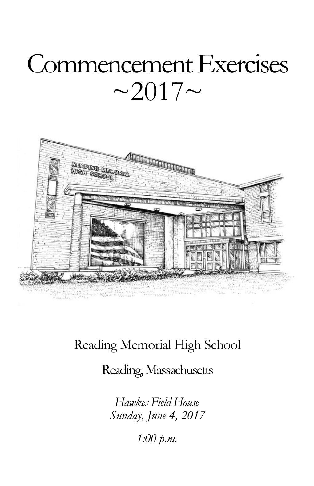 Commencement Exercises ~2017~