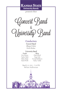 Concert Band & University Band