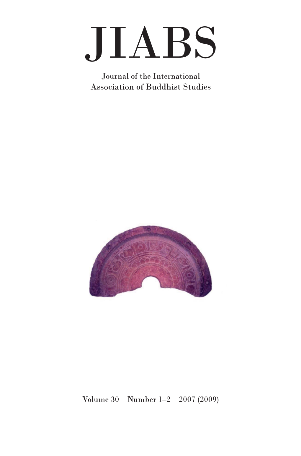 The Disciplines of Buddhist Studies – Notes on Religious Commitment As Boundary-Marker