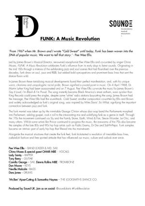 FUNK: a Music Revolution
